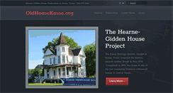 Desktop Screenshot of oldhousekosse.org